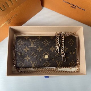 โปร New LV Sarah long wallet microchip ปี 2022