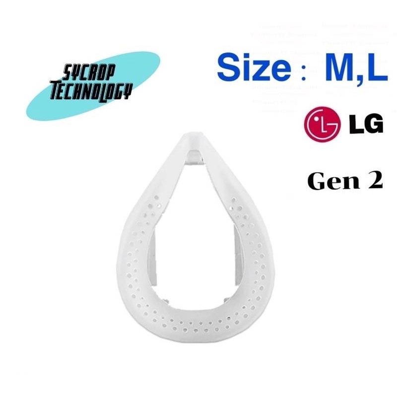 กรอบครอบจมูกสำหรับ LG PuriCare Wearable Air Purifier รุ่นที่ 2  Side M/L  แผ่นซิลิโคนให้ความกระชับสบาย ใช้กับ  Mask Gen2
