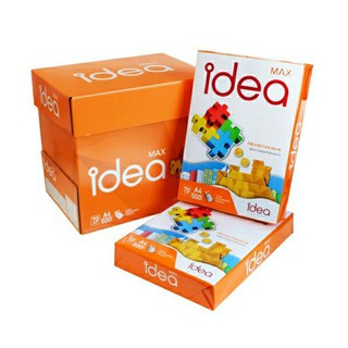 Idea Max กระดาษถ่ายเอกสาร ขนาด A4 70 แกรม 5 รีม/ลัง !!!