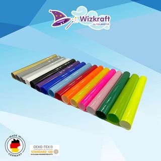 เฟล็กติดเสื้อ Wizkraft PERFORM เนื้อนุ่มกว่า PU FLEX 100% จากเยอรมัน โพลีเฟล็ก สกรีนเฟล็กตัด เฟล็กพียู เฟล็กรีดติดผ้า