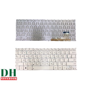 คีย์บอร์ดโน๊ตบุ๊ค keyboard ASUS VivoBook Q200 Q200E S200 S200E X200 X201 X201E X202E สีขาว TH-ENG