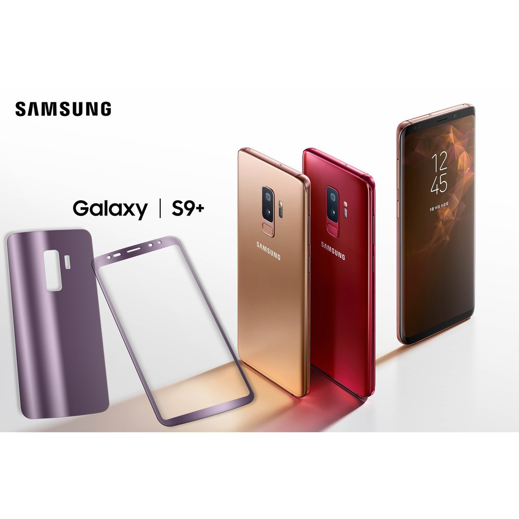 ฟิล์มกันรอย แบบนิ่ม เต็มจอหน้า หลัง ซัมซุง เอส9พลัส Soft Pet Full Cover Front & Back Film For Samsun