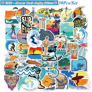 ❉ Gone Surfing Series 01 - VSCO：Summer Beach Surfing สติ๊กเกอร์ ❉ 50Pcs/Set DIY Fashion Luggage Laptop Skateboard Decals Doodle สติ๊กเกอร์