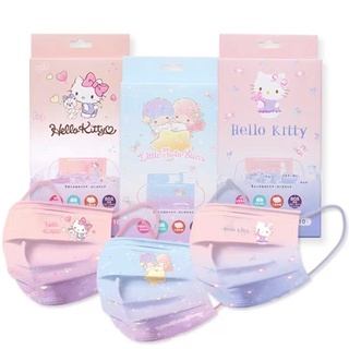 🌟พร้อมส่ง🌟 หน้ากากอนามัย Kitty หนา3ชั้น 1ห่อ:ชิ้น