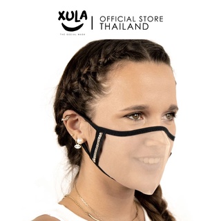 XULA MASK - SUPER GLOSSY หน้ากากผ้าแบบใส ซักได้ | Swiss Technology Award 2020 รับรองจาก European Certification