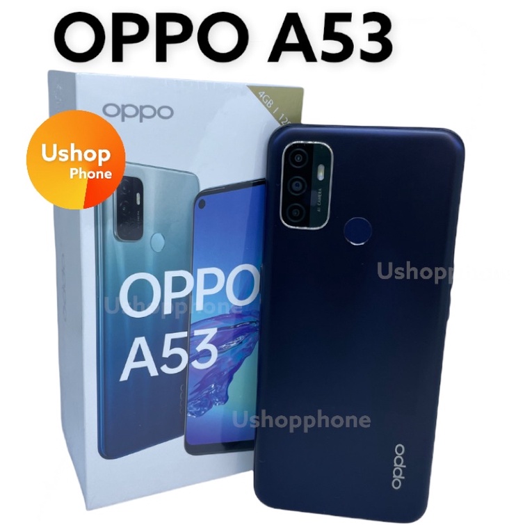 OPPO A53 New (4+128GB) หน้าจอ 6.5 นิ้ว แบต 5000mAh สีดำ ***มือสอง