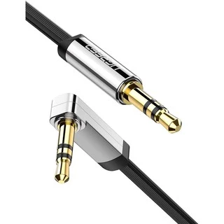 UGREEN AUX 3.5mm Cable 90 degrees Male to Male Aux Stereo รุ่น AV119 ยาว 0.5- 5เมตร