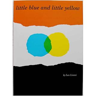 หนังสือภาษาอังกฤษสำหรับเด็ก Little Blue and Little Yellow English Books Educational Toys