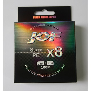 [[ PongFishing ]] สาย Super PE X-8 High Strength by JOF สายพีอีพรีเมี่ยม ถัก8 From Japan 100ม. รับประกันความเหนียว