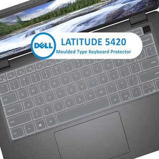 แผ่นซิลิโคนครอบแป้นพิมพ์ สําหรับแล็ปท็อป Dell Latitude 5420