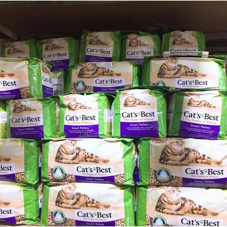 Cats Best Smart Pellet 5L ทรายแมวไม้สําหรับแมวขนยาว