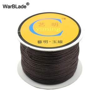 เชือกร่ม พาราคอร์ด Paracord 1mm, Nylon cord สีสวย แข็งแรง สำหรับร้อยเครื่องประดับ DIY