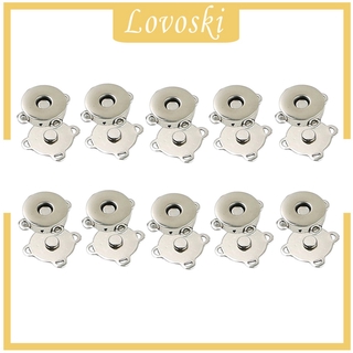 ( Lovoski ) ตะขอแม่เหล็กติดกระเป๋าถือ 10 ชุด