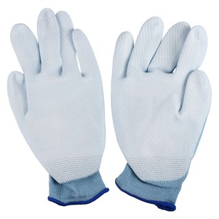 ถุงมือไนล่อนเคลือบโพลียูรีเทน SHOWA 261 Size L NYLON COATED WITH POLYURETHANE 261 L CYAN GARDEN GLOVE