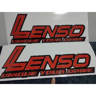 สติ๊กเกอร์เลนโซ่ Sticker lenso ติดแก้มข้าง รถกระบะ รถซิ่ง