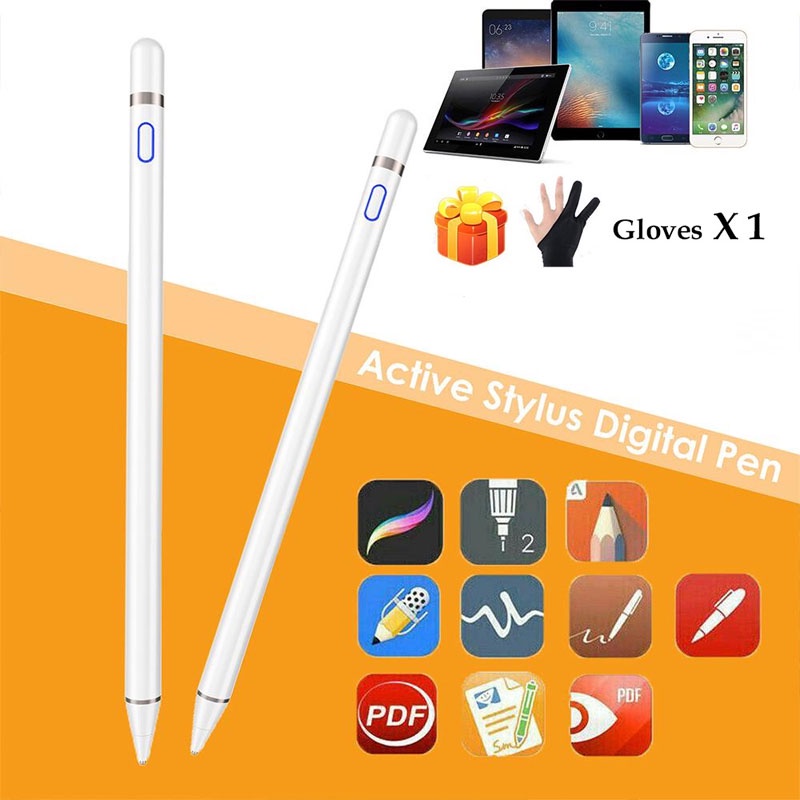 Ankndo Stylus เหมาะสำหรับปากกาสัมผัสระบบ ios และ android ขณะชาร์จ สไตลัส Active Stylus Pad pen เหมาะสำหรับปากกาสัมผัสระบบ ios