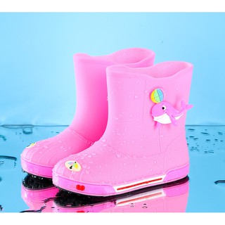 รองเท้าบูทยางเด็ก Rain Boots รองเท้าบู๊ทยางใส่ลุยฝน (Size 150-200)