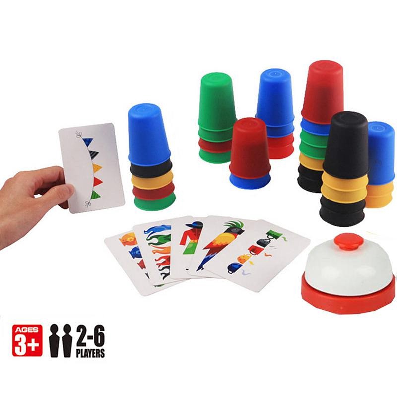 Quick Cups เกมเรียงแก้วสี ตามการ์ดสำหรับเด็ก