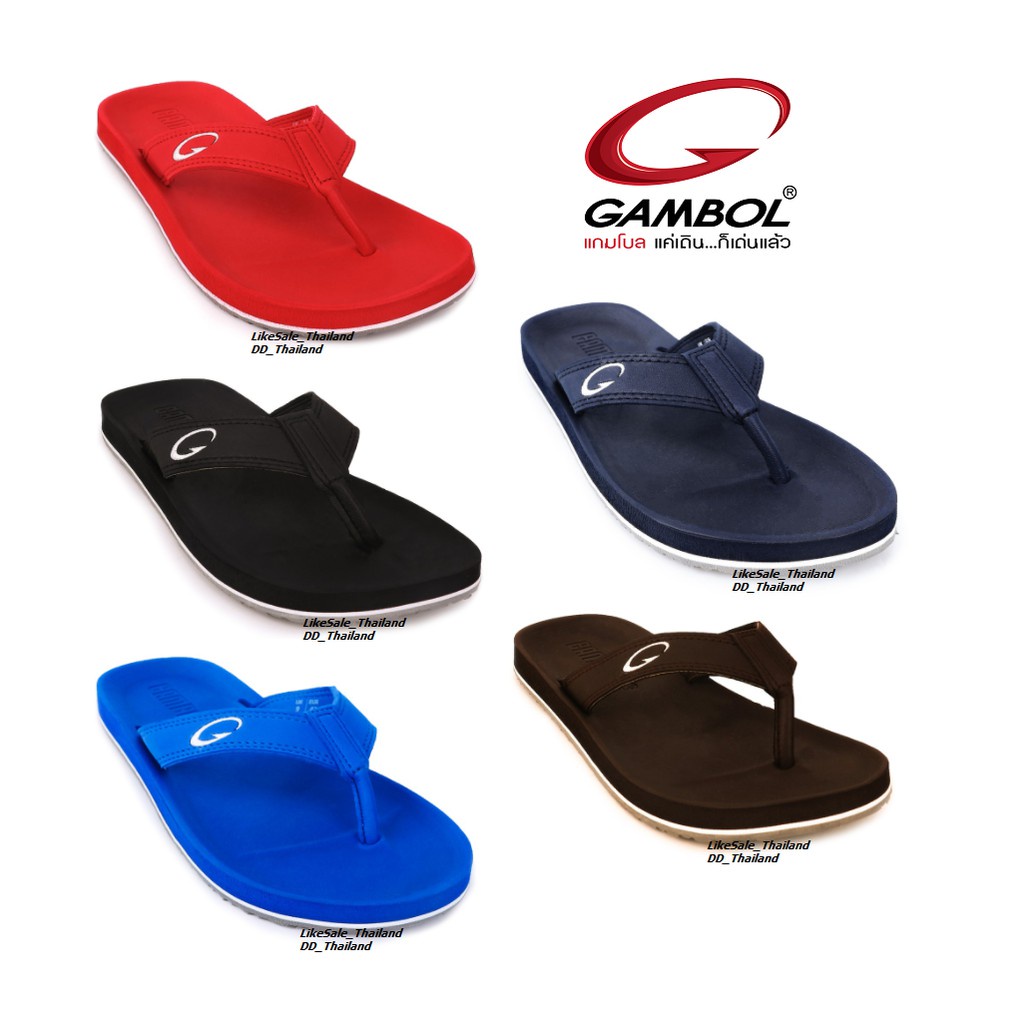 รองเท้าแตะรัดส้น 🥇🥇🥇 ถูกที่สุด!! รองเท้าแตะคีบ GAMBOL รุ่น GM11267 ไซส์ 36-44 (ของแท้100%)