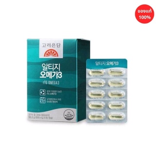 Korea Eundan Fish oil Omega 3 โคเรียอึนดัน โอเมก้า 3  60 เม็ด