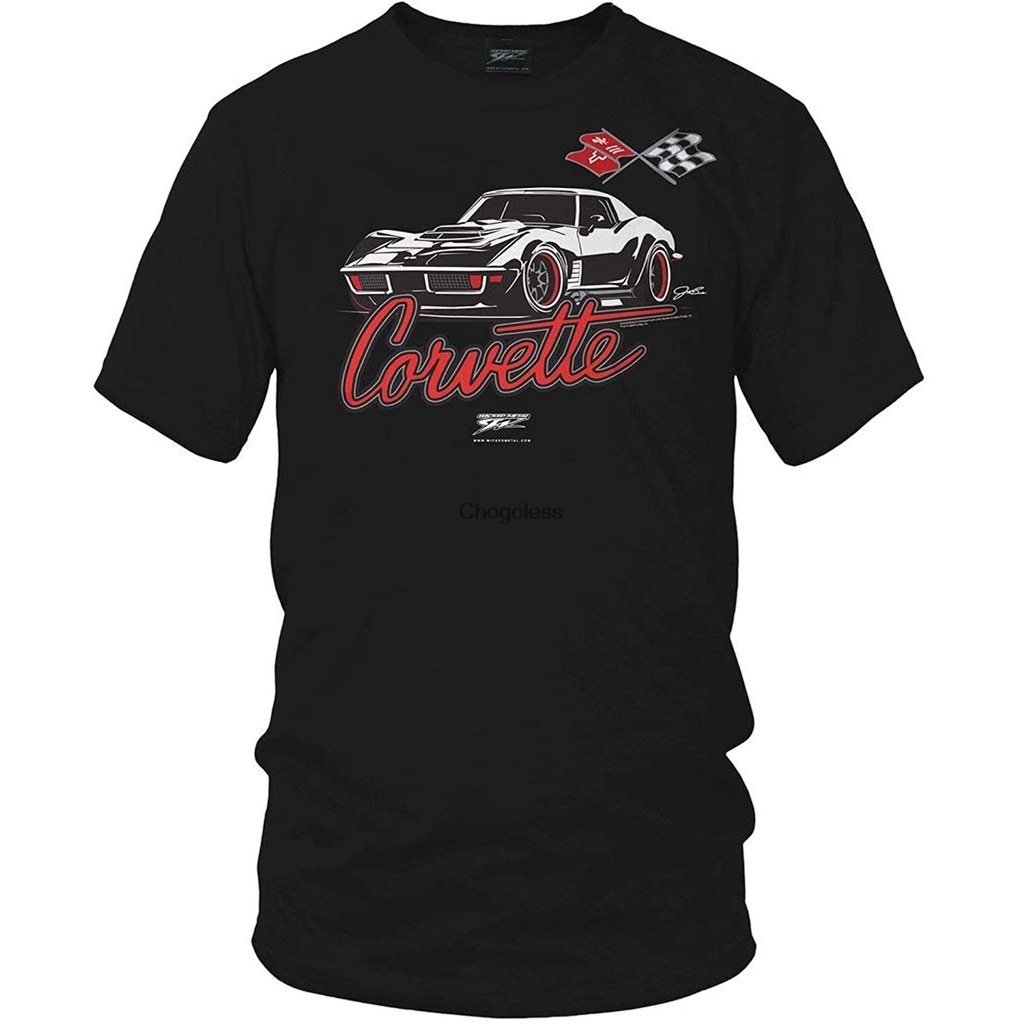 เสื้อ C3 Corvette Stylized - เสื้อ Corvette C3