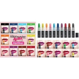 ของแท้100%ลิปสติก Fran Wilson Mood Matcher Lipstick U.S.A ลิปมันเปลี่ยนสีตามอุณห