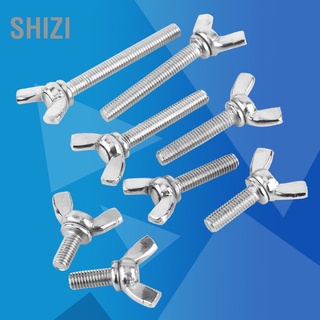 Shizi สกรูสแตนเลส 8 แบบ M5 304 สําหรับเครื่องประดับ Wingbolt 5 ชิ้น / ถุง