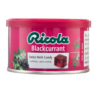 Ricola Blackcurrant 100g. ริโคล่าลูกอมรสแบล็คเคอแรนต์ 100กรัม