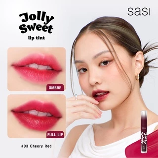 ลิปจิ้มจุ่ม ศศิ จอลลี่ สวีท ลิป ทินท์เด้งดึ๋ง ติดทน เบาสบายปาก ไม่ติดแมสก์ SASI Jolly Sweet Lip Tint 1.5g. / 3g.