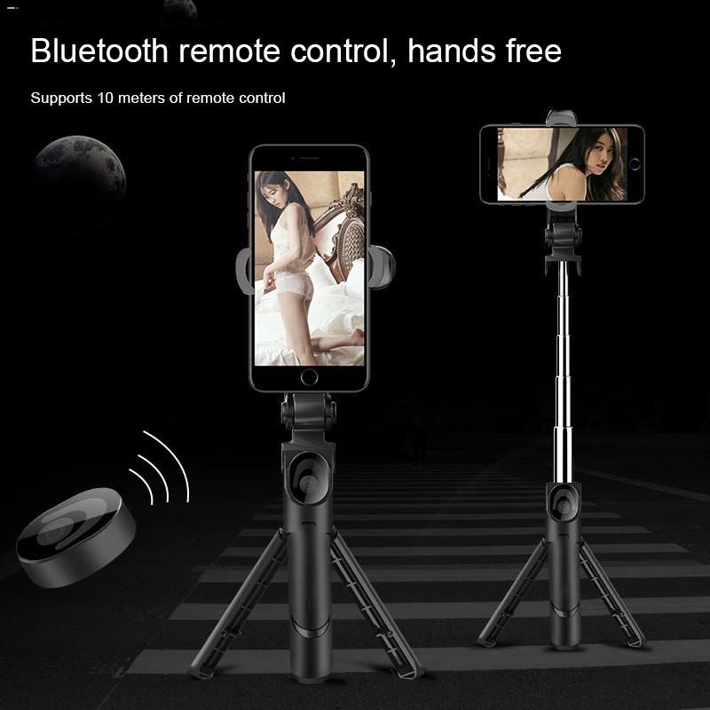 Mini Foldable Tripod 2 in 1 Monopod Bluetooth Control Selfie Stick