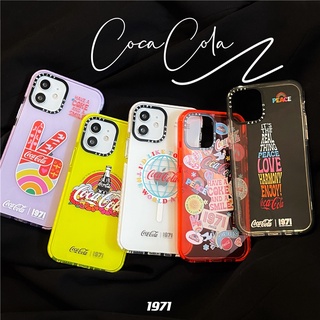 CASETiFY เคสโทรศัพท์ซิลิโคน Tpu แบบใสกันกระแทกสําหรับ Iphone 13 Pro Max 12 11 Pro Max Xr X Xs Max 7/8 Plus Se2020 Ins