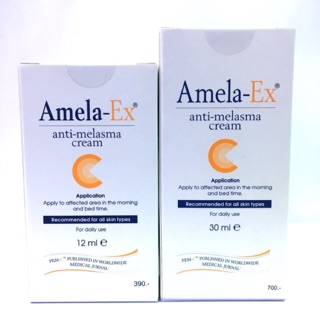 Amela-Ex อเมลา-เอ็กซ์ 12/30 ml ครีมทาฝ้า