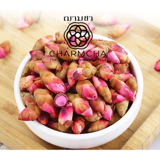 ชาดอกพีชป่า (Wild Peach Blossom buds Tea) ดอกพีชป่า ชาดอกไม้ ฌามชา Charmcha ดอกไม้แห้ง