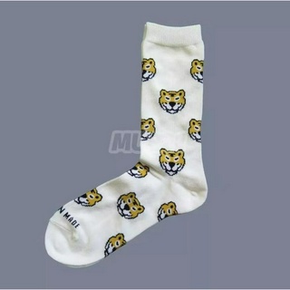 (💯แท้) Human Made Animal pattern socks ถุงเท้าลายสัตว์น่ารัก ผ้าฝ้าย