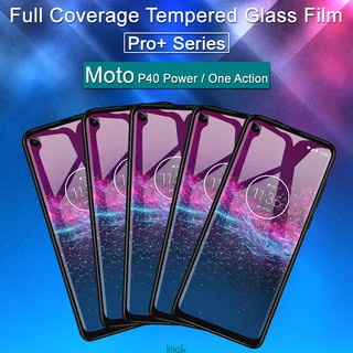 Motorola Moto P40 Power / Moto One Action Full Coverage Tempered Glass Film Imak ฟิล์มกระจกนิรภัยกันรอยหน้าจอสําหรับ