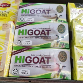 นมแพะ HIGOAT ,แบบกล่องบรรจุ 15 ซอง