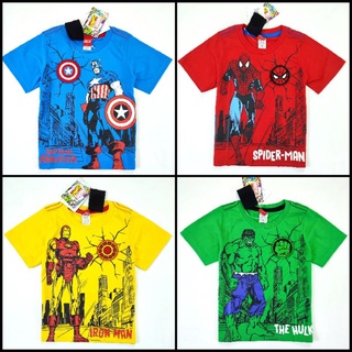 เสื้อยืดเด็ก Marvel มาร์เวล (สินค้าลิขสิทธิ์)