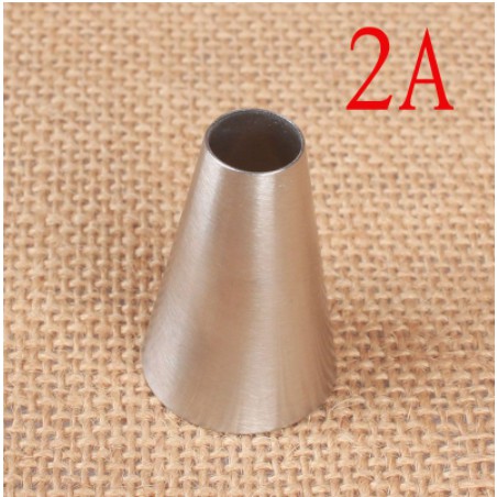 🍑BY🍑หัวบีบเค้ก1A/2A หัวบีบครีมเค้ก หัวบีบคัพเค้ก หัวบีบวิปครีม หัวบีบทรงกลม หัวบีบแสตนเลสรุ่นหนาพิเศ