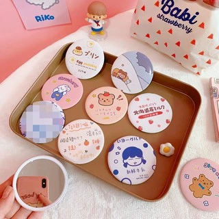 กระจกลายใหม่!! กระจกพกพา น่ารักน่าใช้ น้ำหนักเบา พกพาง่าย ลายน่ารักสดใส กระจกแบบพกพา ร้อมส่งในไทย