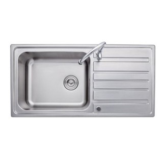 SINK BUILT 1B1D AXIA MARINA 100 STAINLESS ซิงค์ฝัง 2หลุม 1ที่พัก AXIA MARINA 100 สเตนเลส อ่างล้างจานฝัง อ่างล้างจานและอุ