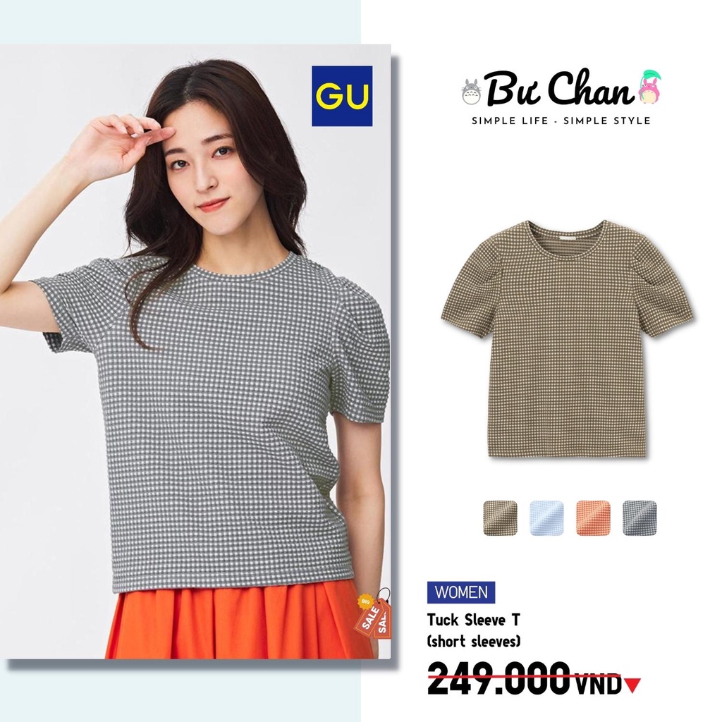 GU Shirt ผ้าโฟมยัก - GU Japan - 340537