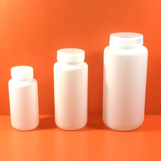 ขวดพลาสติก HDPE ทนสารเคมี แบบฝาเกรียว ขนาด 250ml 500ml and 1000ml Plastic Reagent Bottle High Density Polyethylene(HDPE)