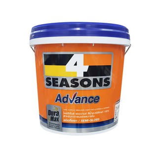   สีน้ำทาภายนอก 4 SEASONS Advance BASE A กึ่งเงา 2.5GL