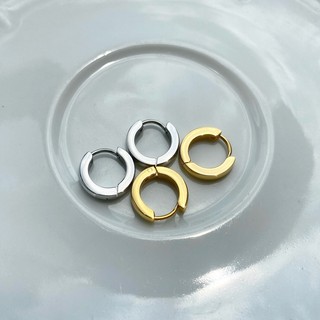 imean.store - Tiny simple hoop ต่างหูห่วงเล็ก งานทองชุบ 14K gold