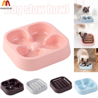  Dog Slow Feeder Bowl No Choking Pet Slowing Eating Trainer Anti-Slip Licking Food Dispenser for Cat