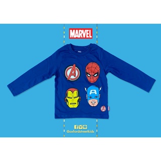 ✅ [2-3Y] Marvel  Long Sleeve T-Shirt เสื้อแขนยาว มาเวล