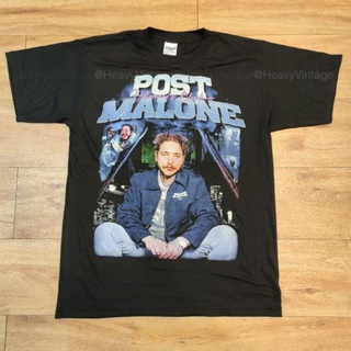 POST MALONE RAPPER HIPHOP เสื้อวง เสื้อทัวร์ ผ้าดำสนิท