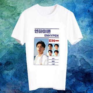 เสื้อยืดดารา เสื้อยืด Fanmade เสื้อแฟนเมด เสื้อยืดคำพูด เสื้อแฟนคลับ ศิลปินเกาหลี KP42 - Jay เจย์ ENHYPEN