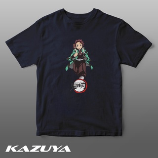 เสื้อยืดผู้ Kazuya TM-0122 เสื้อยืด ลายอนิเมะ DEMON SLAYER - TANJIRO KAMADO - S-5XL