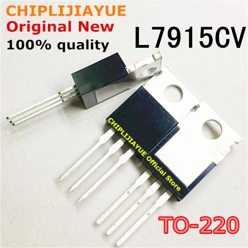 10PCS L7915CV L7915 TO220 7915 LM7915 MC7915 TO-220 ชิปเซ็ต IC ใหม่และต้นฉบับ